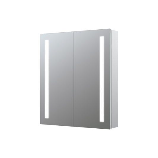 Refina 600mm 2 Door Front-Lit LED Mirror Cabinet