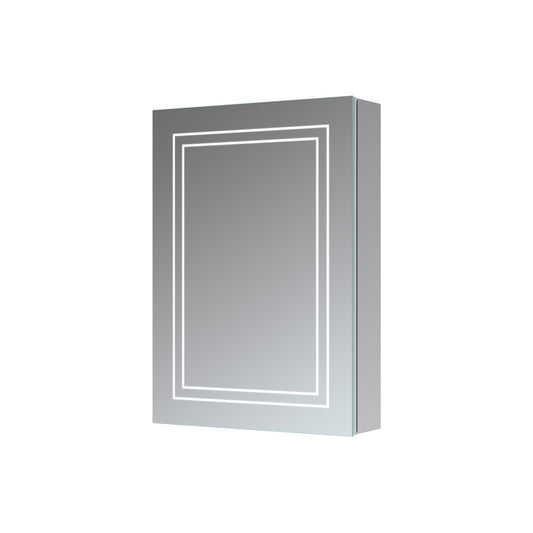 Evania 500mm 1 Door Front-Lit LED Mirror Cabinet