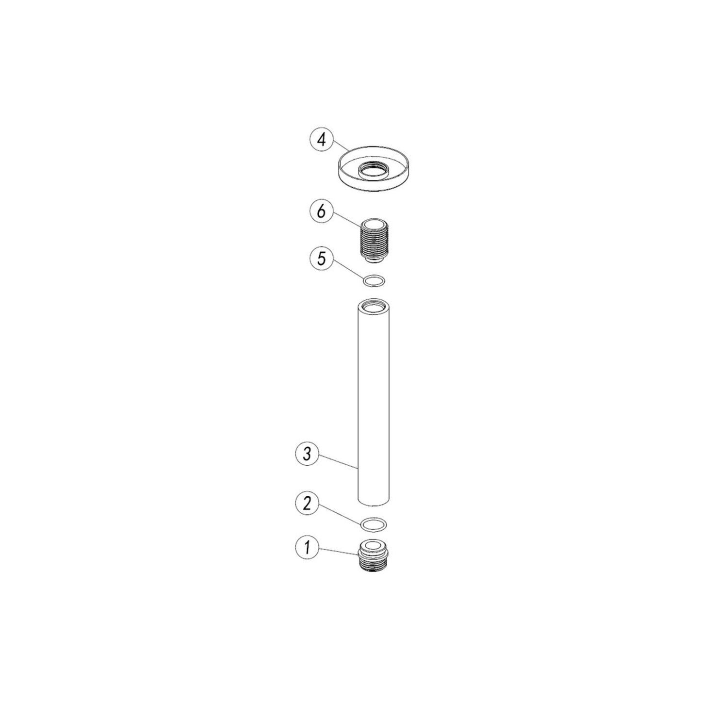 Brivana Round Ceiling Arm