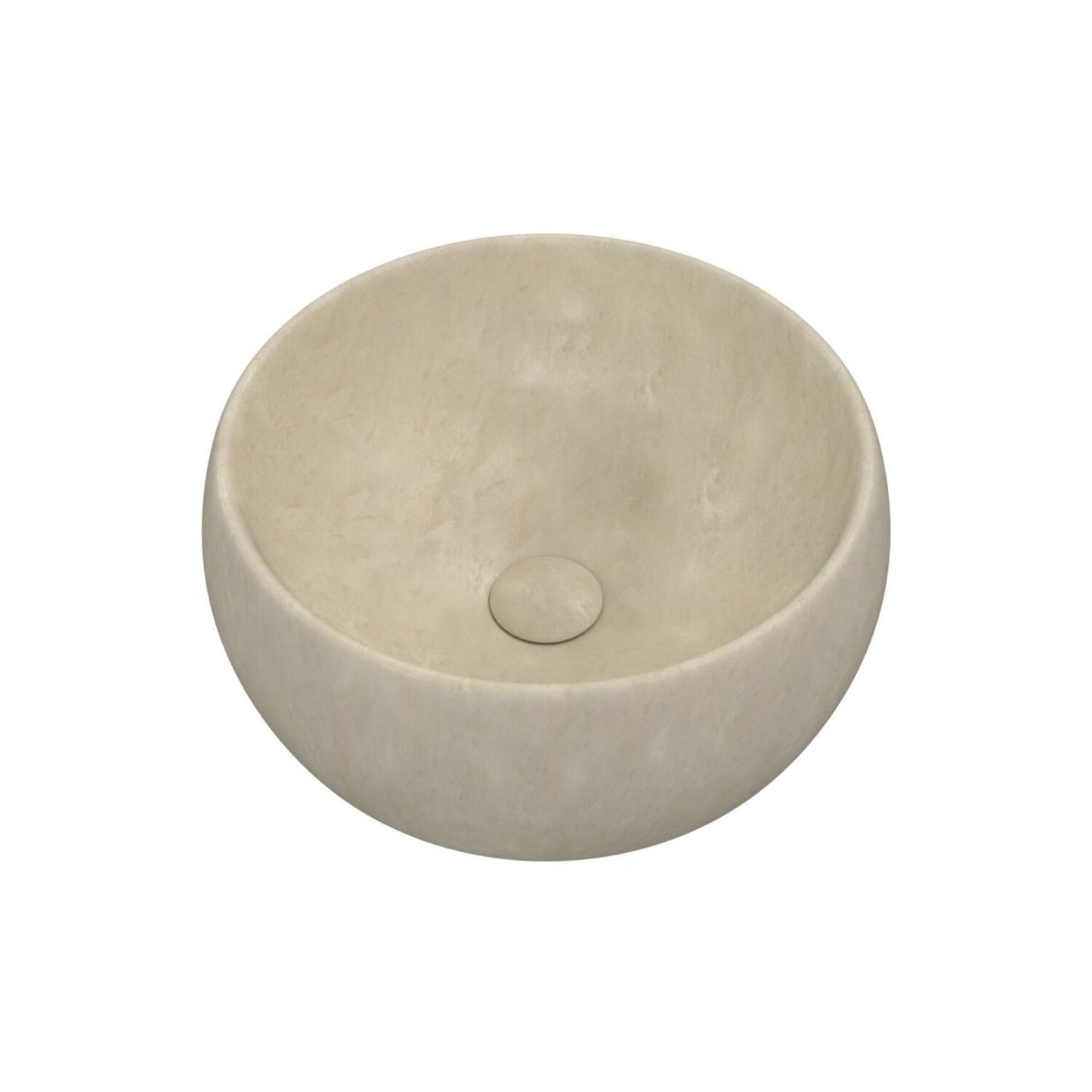 Hima 400mm Ceramic Washbowl - Stone Effect