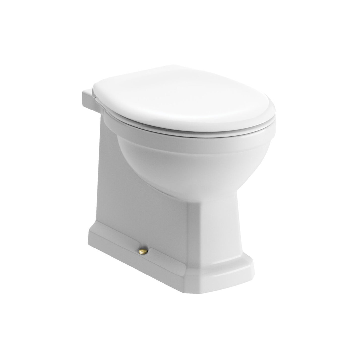 Solae Back To Wall WC & Soft Close Seat w/Br.Brass Finishes