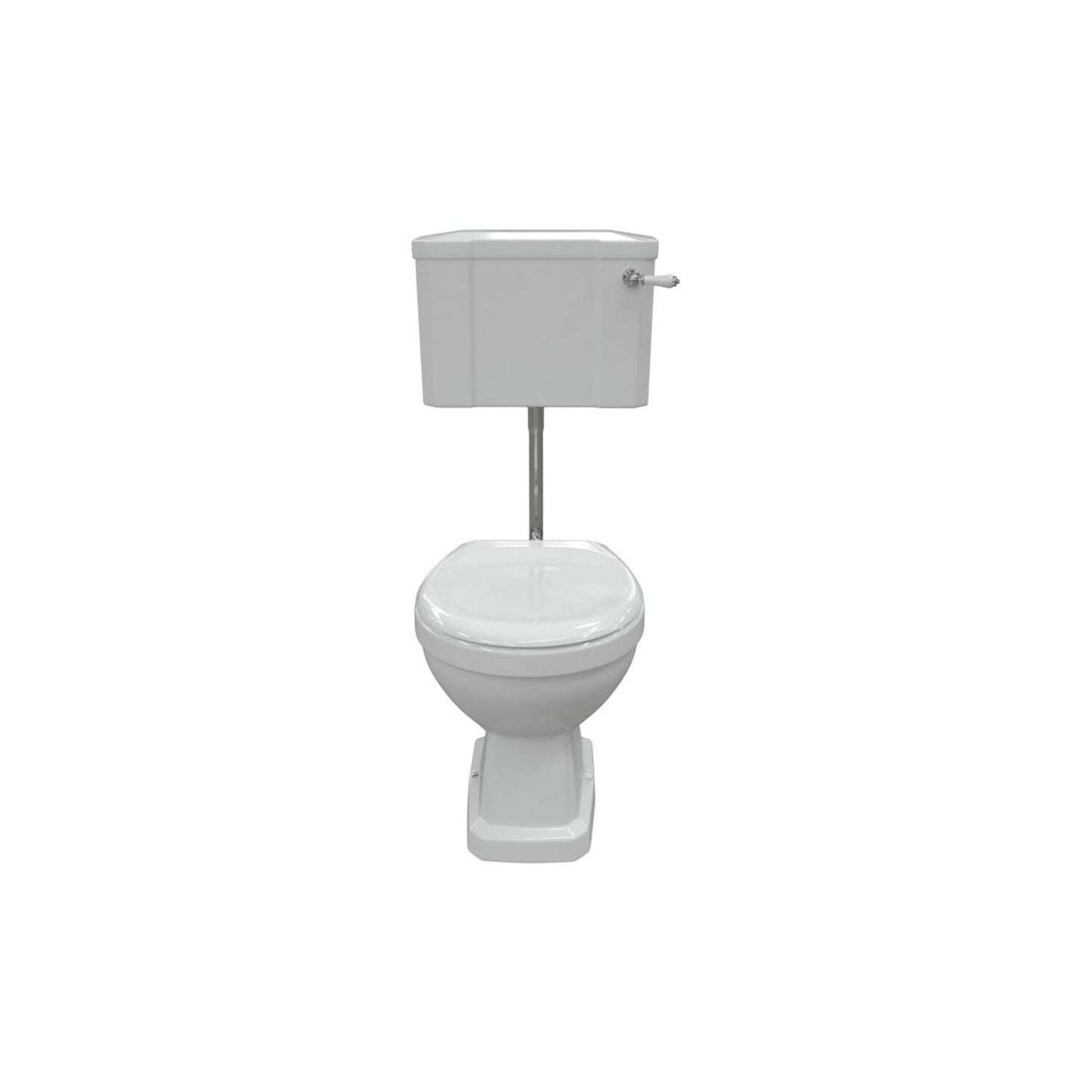 Solae Low Level WC & Soft Close Seat w/Br.Brass Finishes