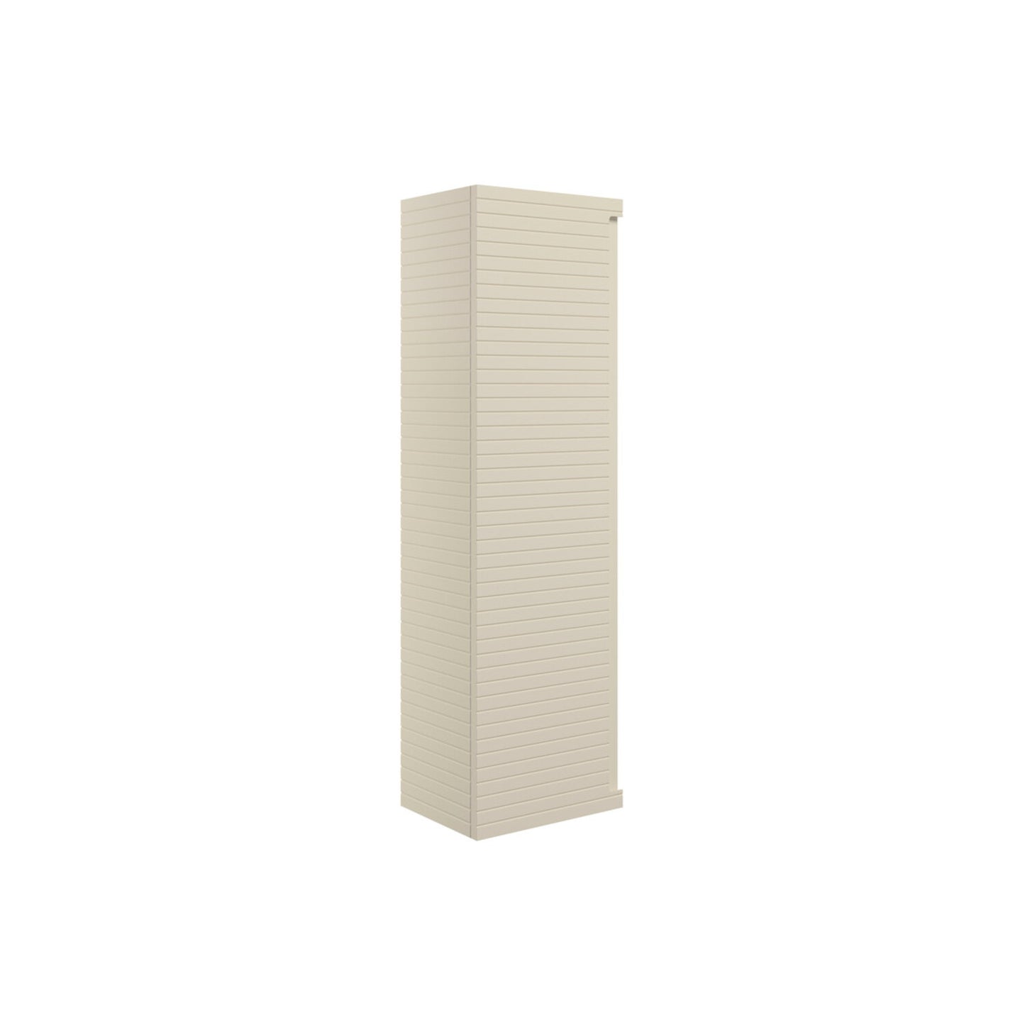 Delari 350mm Wall Hung 1 Door Tall Unit - Matt Cotton