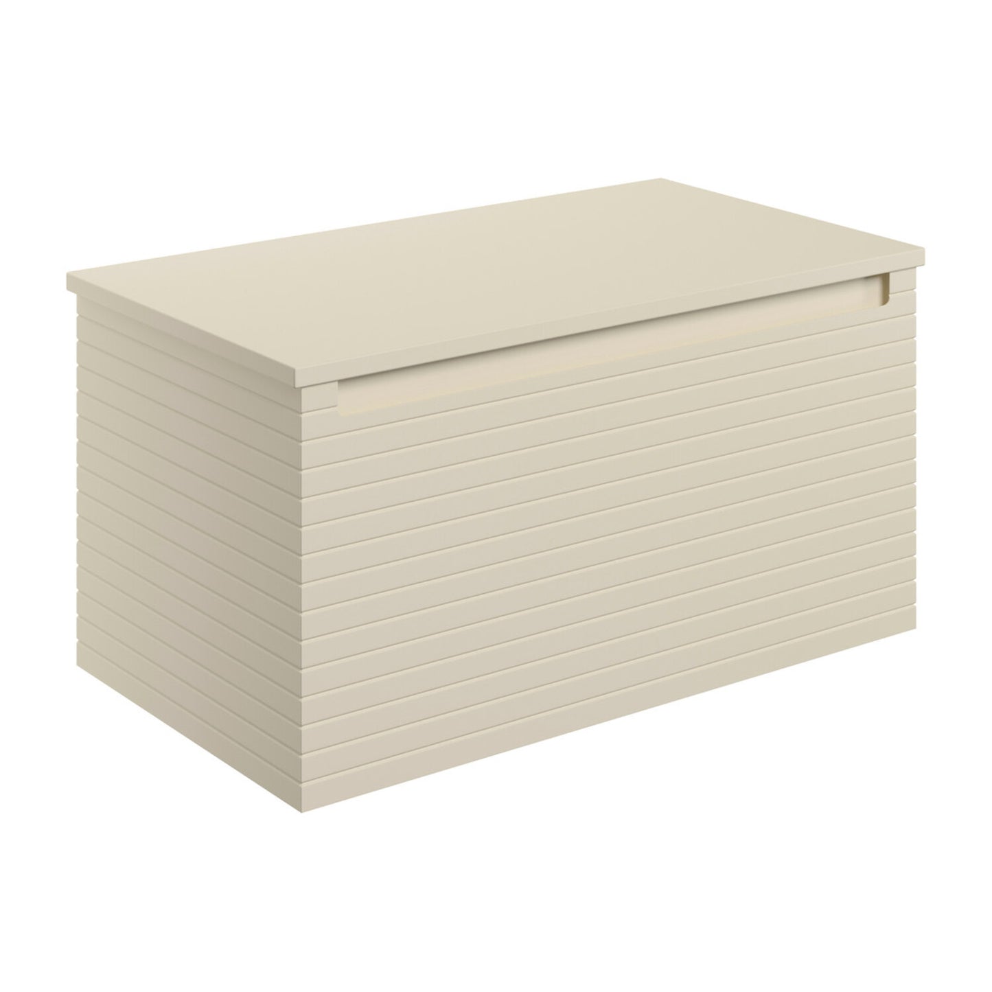 Delari 810mm Wall Hung 1 Drawer Basin Unit & Worktop - Matt Cotton