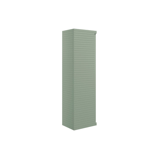 Delari 350mm Wall Hung 1 Door Tall Unit - Matt Willow Green