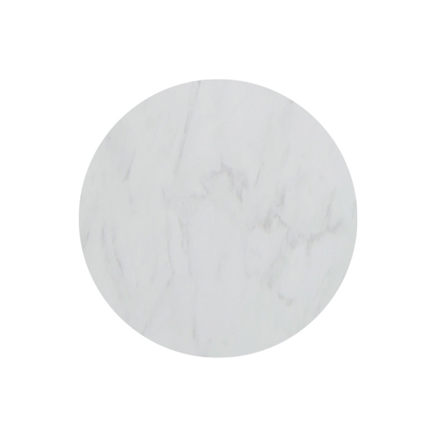Quelora 800mm Wall Hung White Marble Basin Shelf & Chrome Bottle Trap