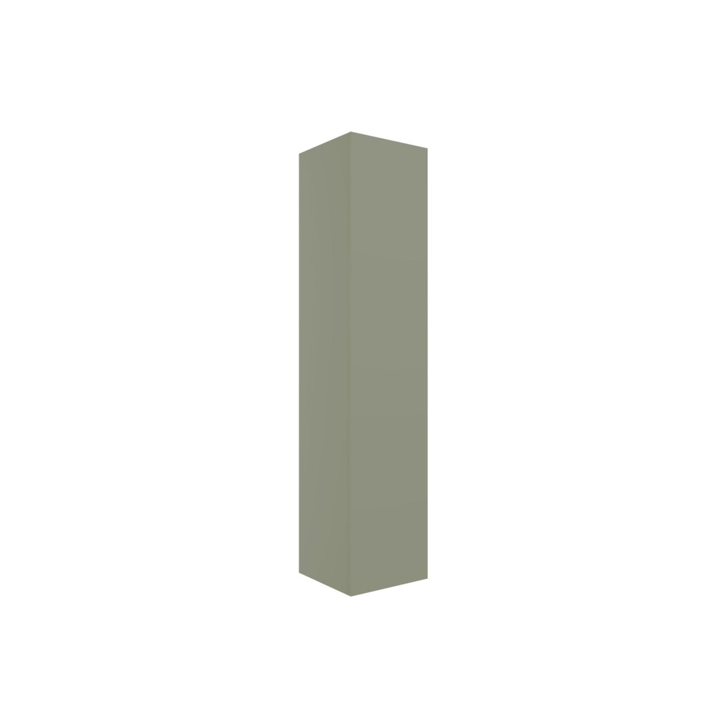 Tavira 350mm Wall Hung 1 Door Tall Unit - Matt Olive Green