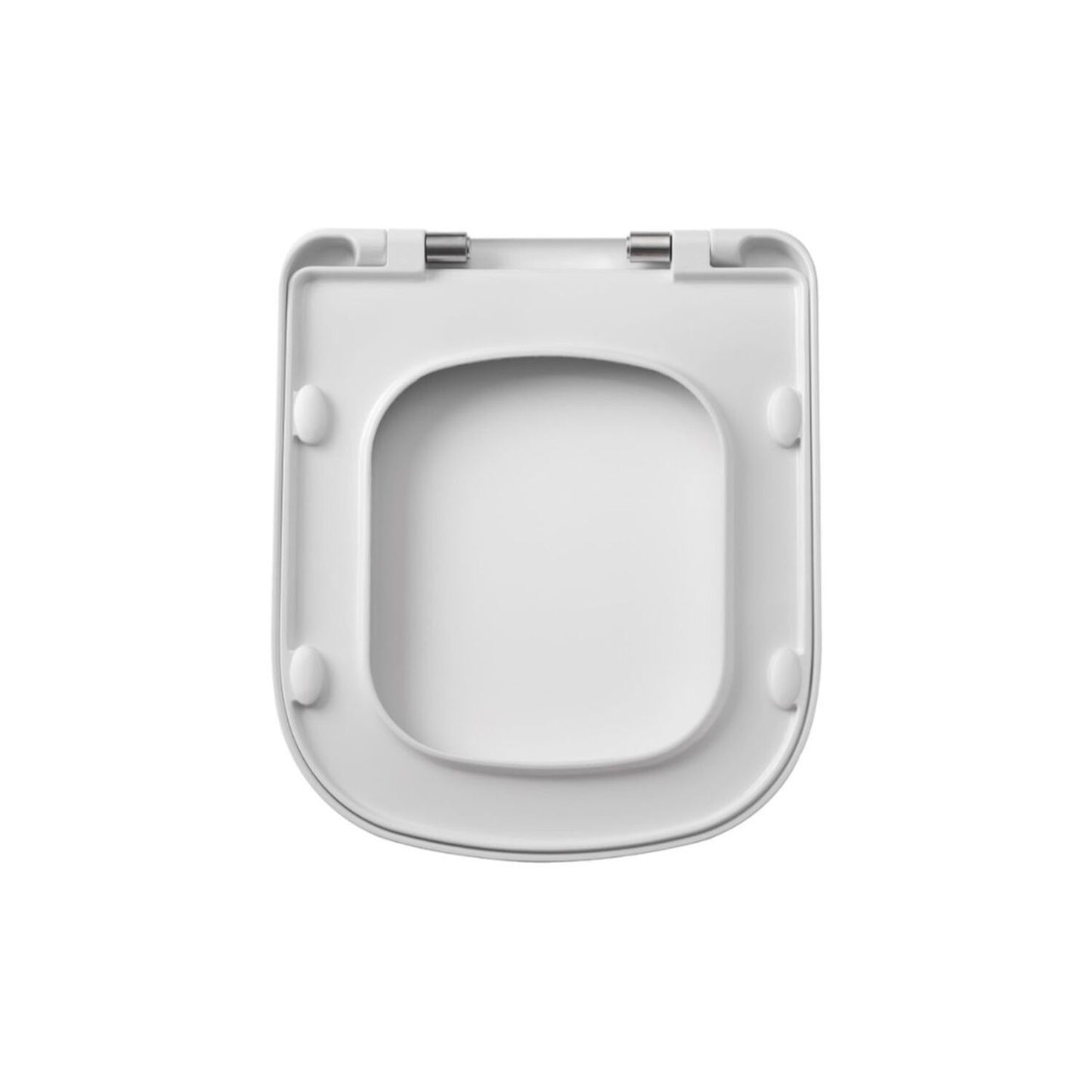 Tahlia Square Soft Close Toilet Seat - White