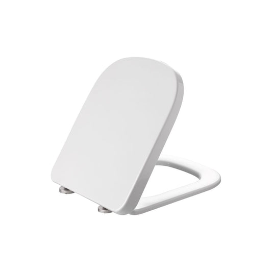 Tahlia Square Soft Close Toilet Seat - White
