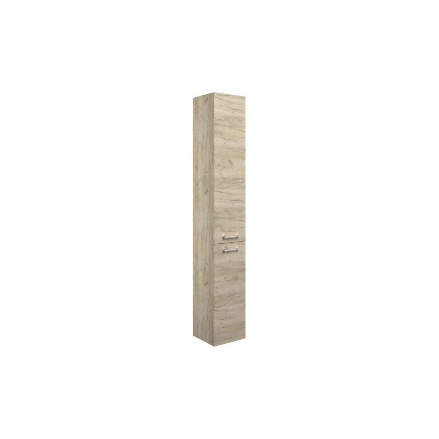 Zenari 350mm Floor Standing 2 Door Tall Unit - Oak