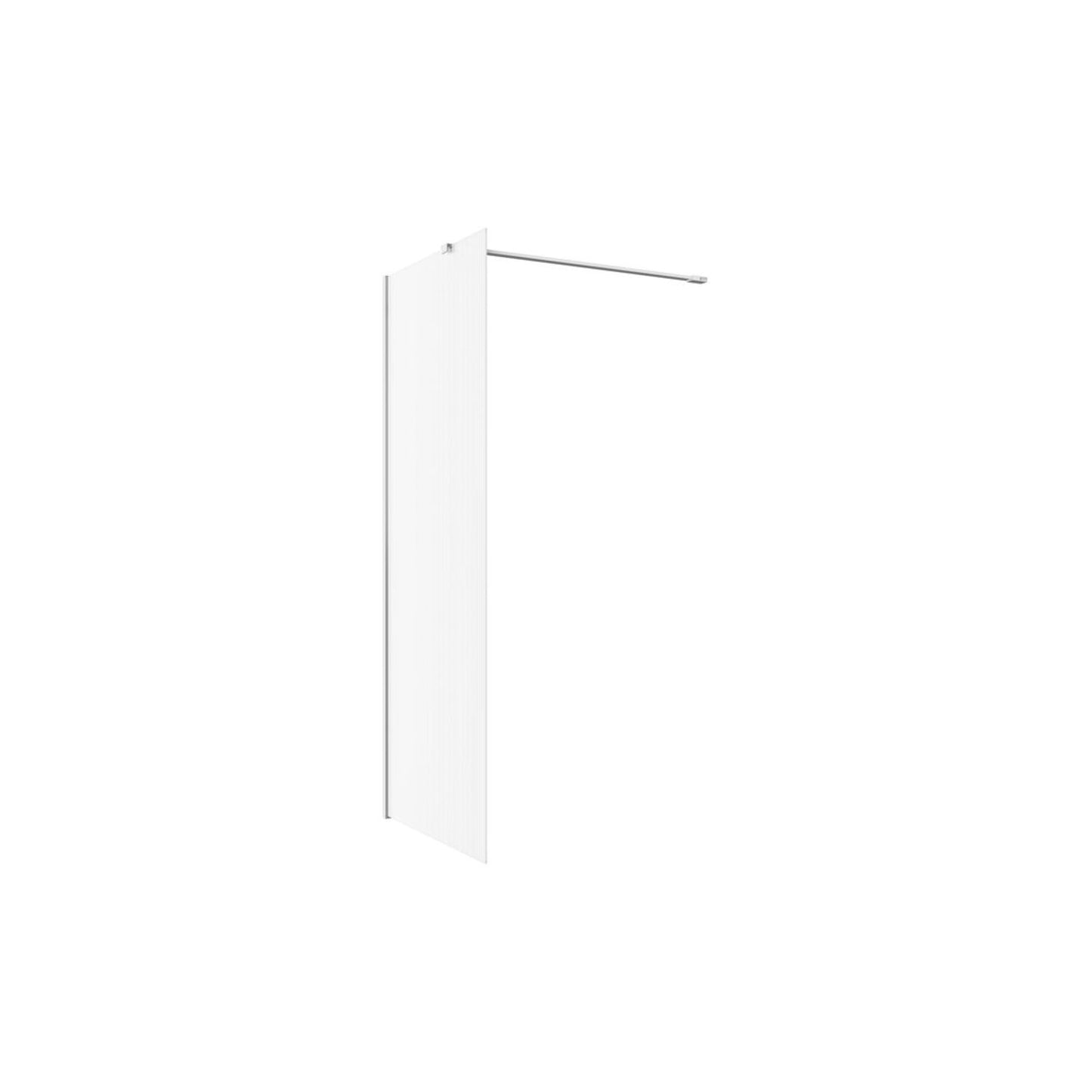 Nuvata Fluted Wetroom Panel & Side Panel Arm