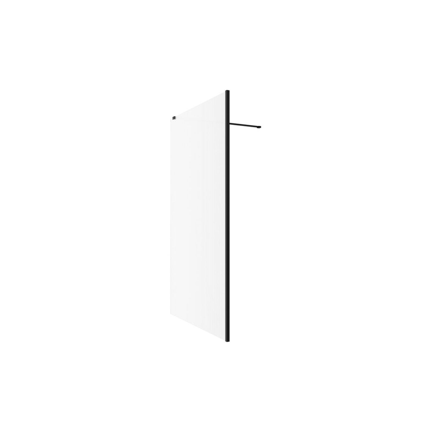 Nuvata Fluted Wetroom Panel & Support Arm