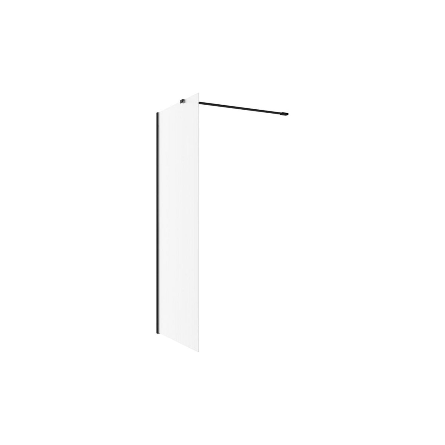 Nuvata Fluted Wetroom Panel & Side Panel Arm
