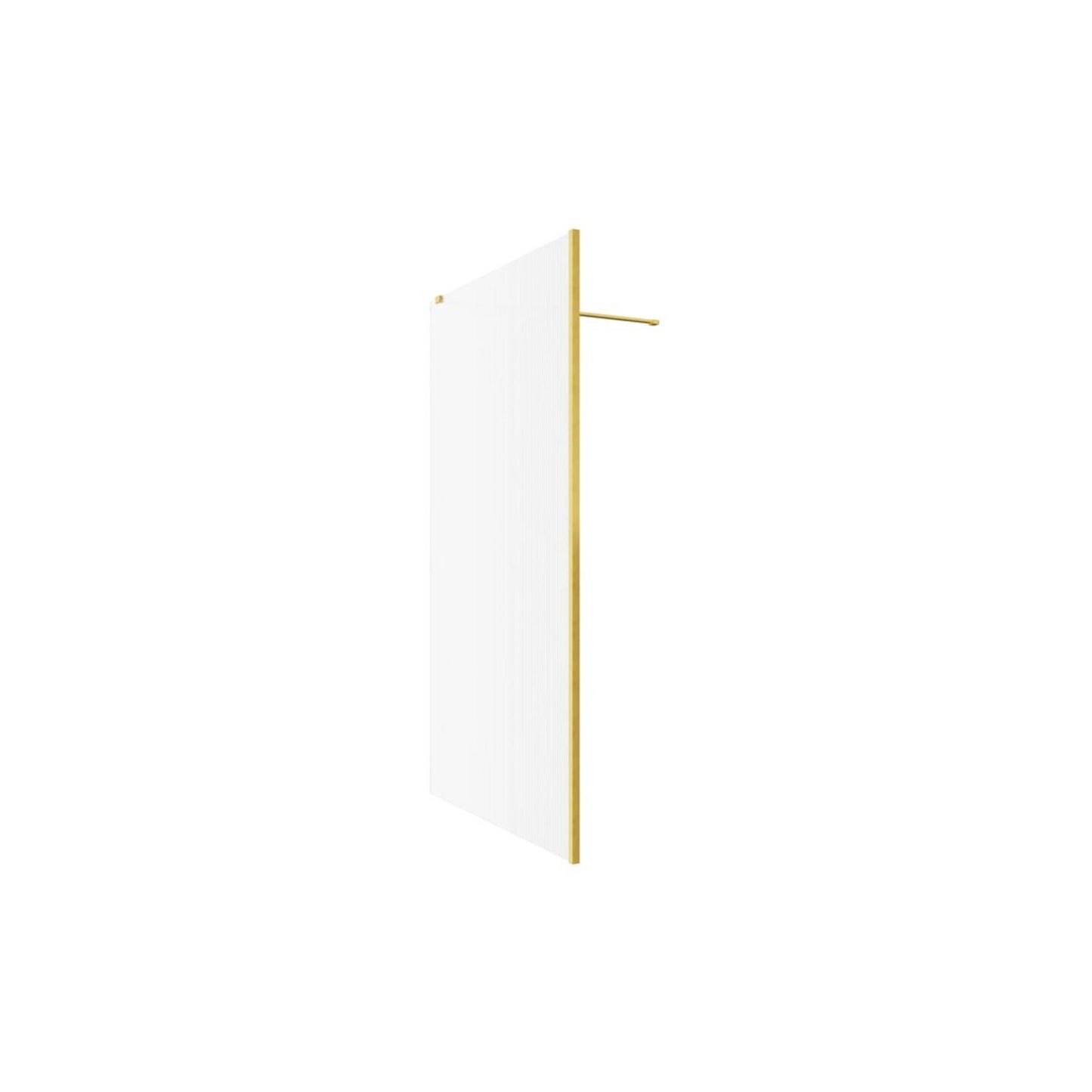 Nuvata Fluted Wetroom Panel & Support Bar