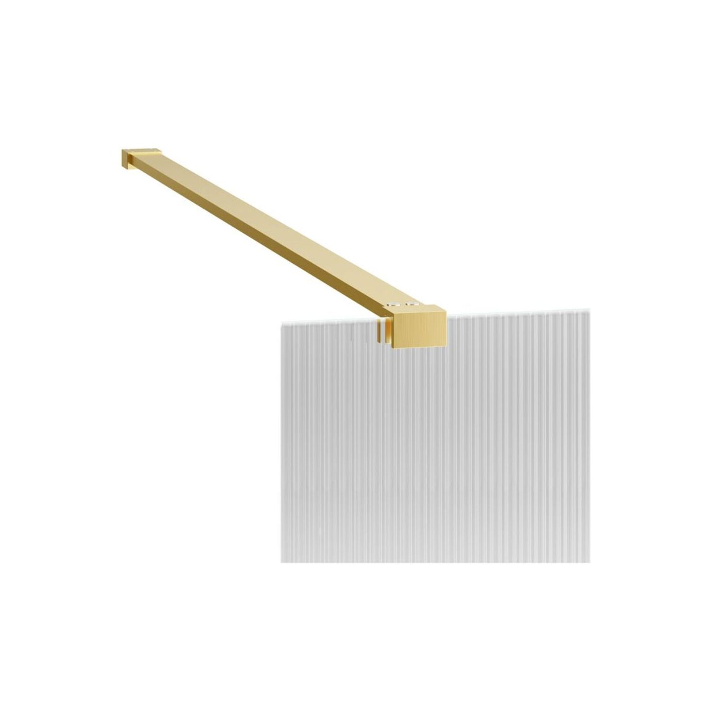 Nuvata Fluted Wetroom Panel & Side Panel Arm
