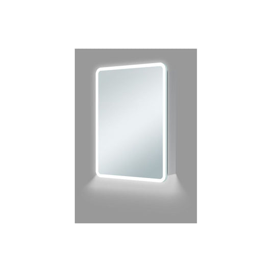Aluna 500mm 1 Door LED Mirrored Cabinet