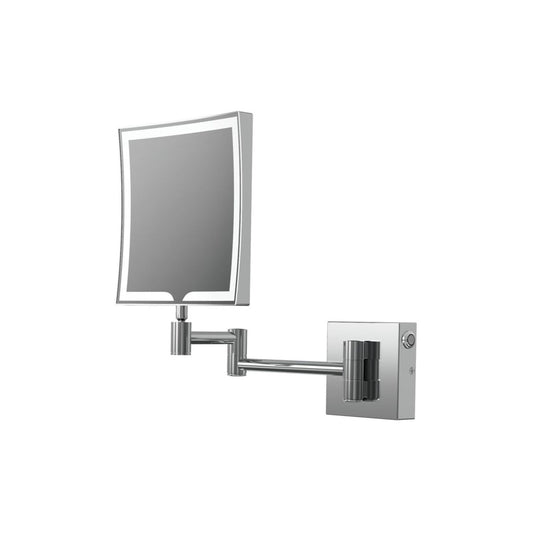 Jasmel Square LED Cosmetic Mirror - Chrome
