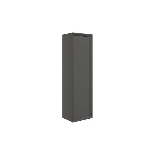 Seluna 345mm Wall Hung 1 Door Tall Unit - Matt Clay