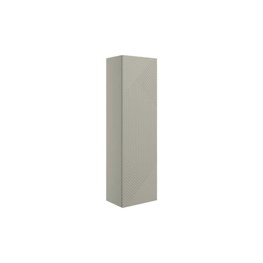Orvella 350mm Wall Hung 1 Door Tall Unit - Matt Oat