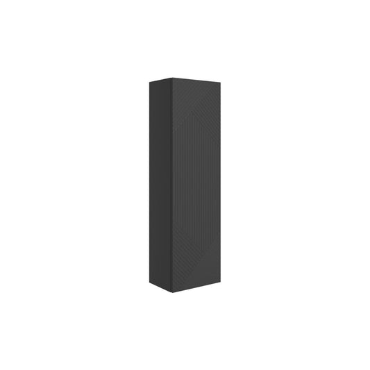Orvella 350mm Wall Hung 1 Door Tall Unit - Matt Graphite Grey
