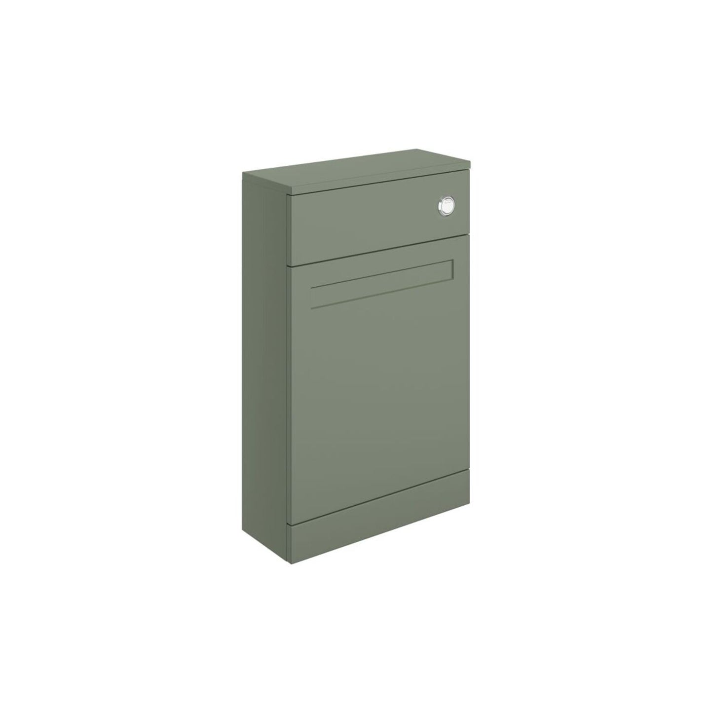 Pellora 500mm Floor Standing WC Unit - Matt Reed Green