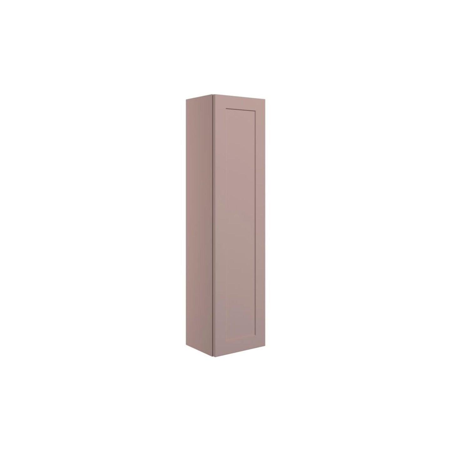 Pellora 300mm Wall Hung 1 Door Tall Unit - Matt Peony