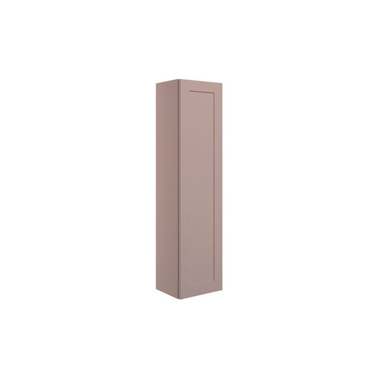 Pellora 300mm Wall Hung 1 Door Tall Unit - Matt Peony