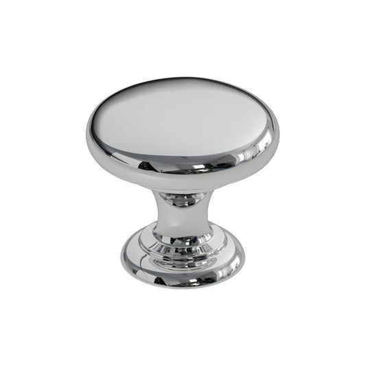 38mm Round Knob Handle - Chrome
