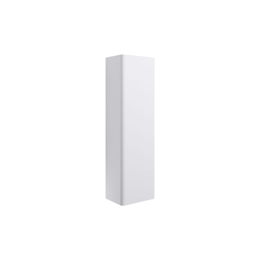 Cavaya 350mm Wall Hung 1 Door Tall Unit - Matt White