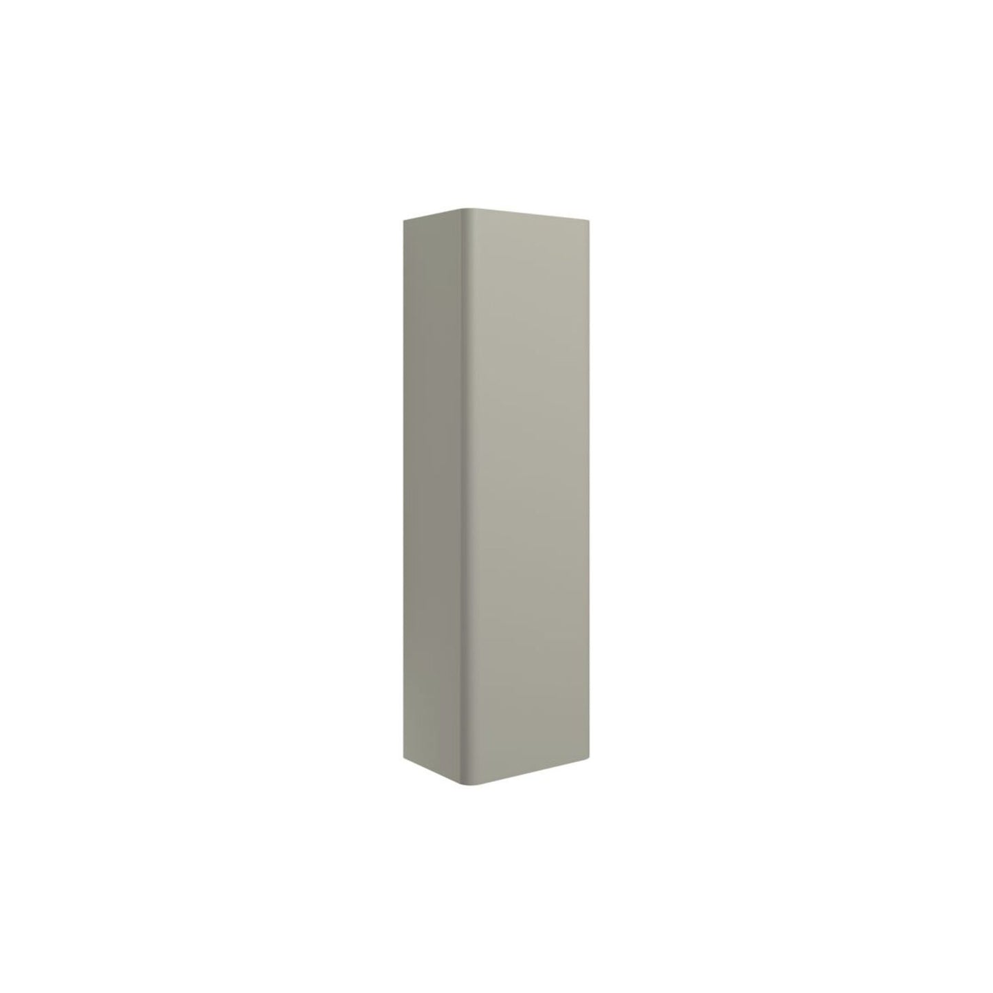 Cavaya 350mm Wall Hung 1 Door Tall Unit - Matt Latte