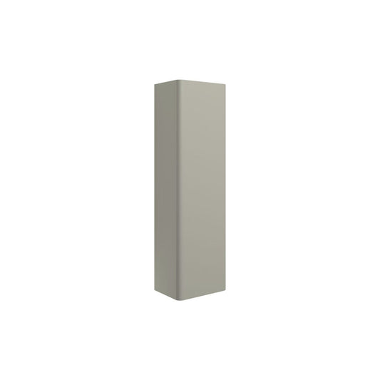 Cavaya 350mm Wall Hung 1 Door Tall Unit - Matt Latte