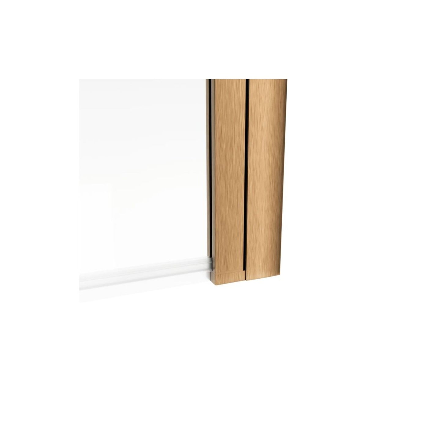 Single Straight Bath Screen (6mm)