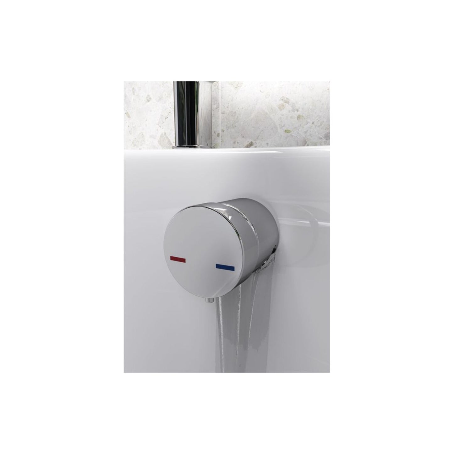 Bath Overflow Filler W/Integrated Valve