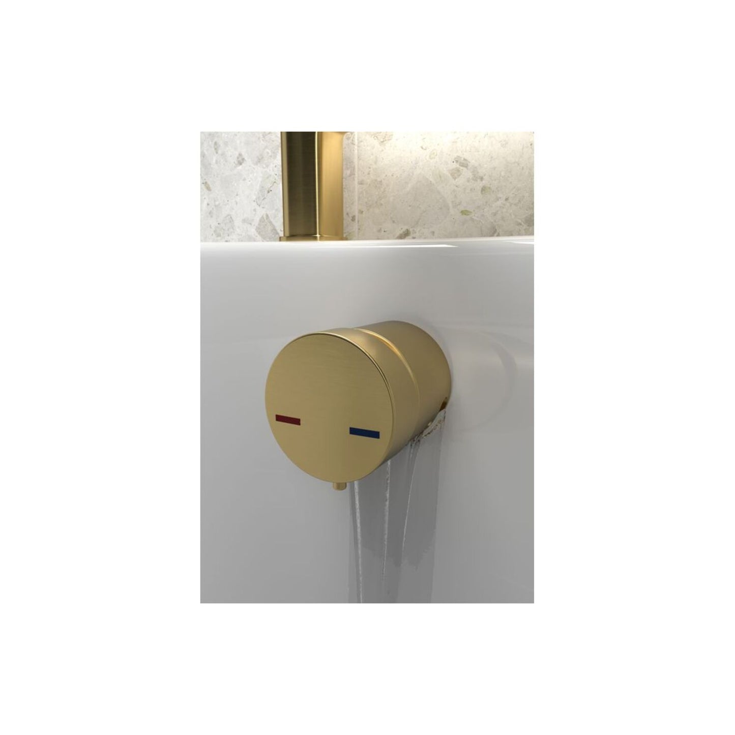 Bath Overflow Filler W/Integrated Valve