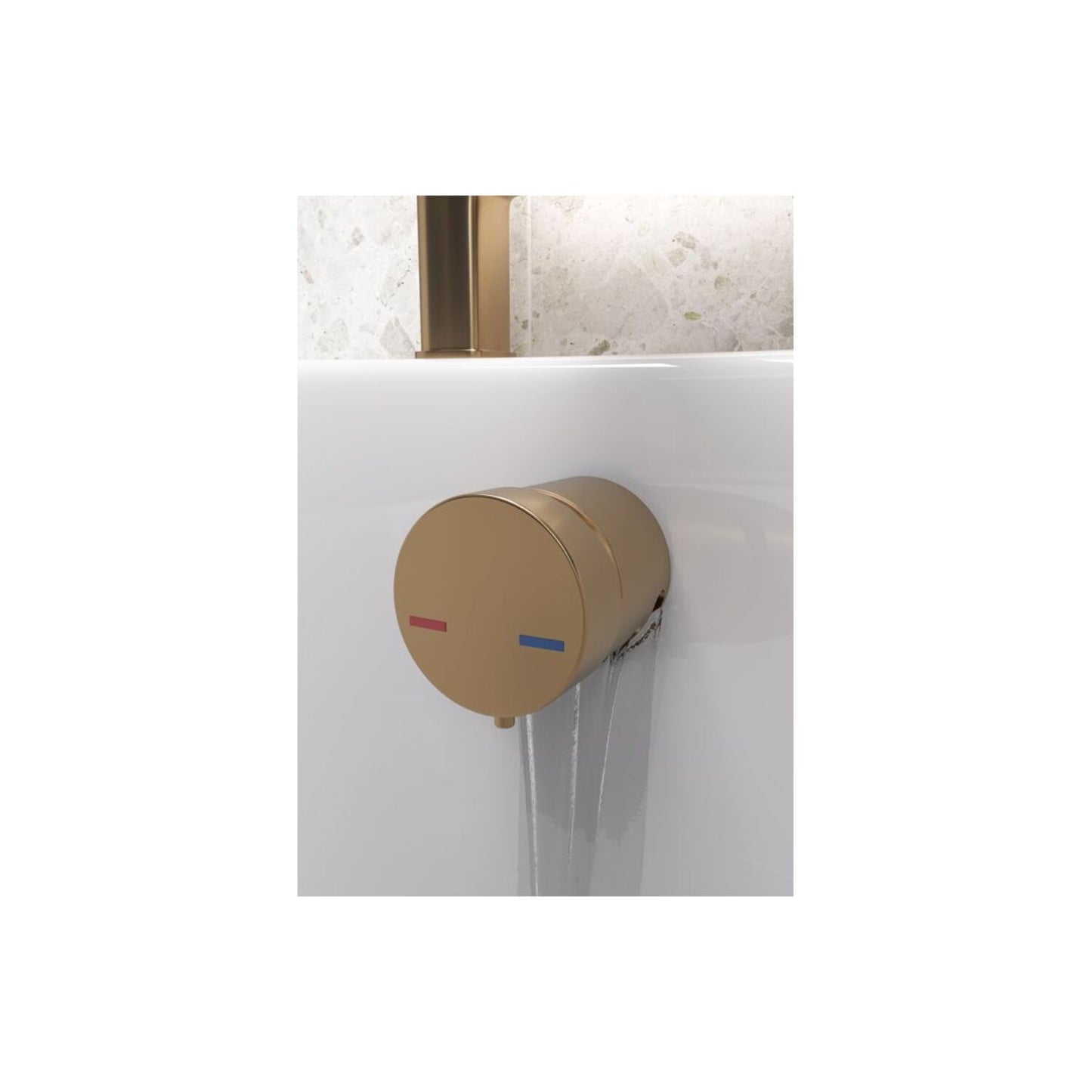 Bath Overflow Filler W/Integrated Valve