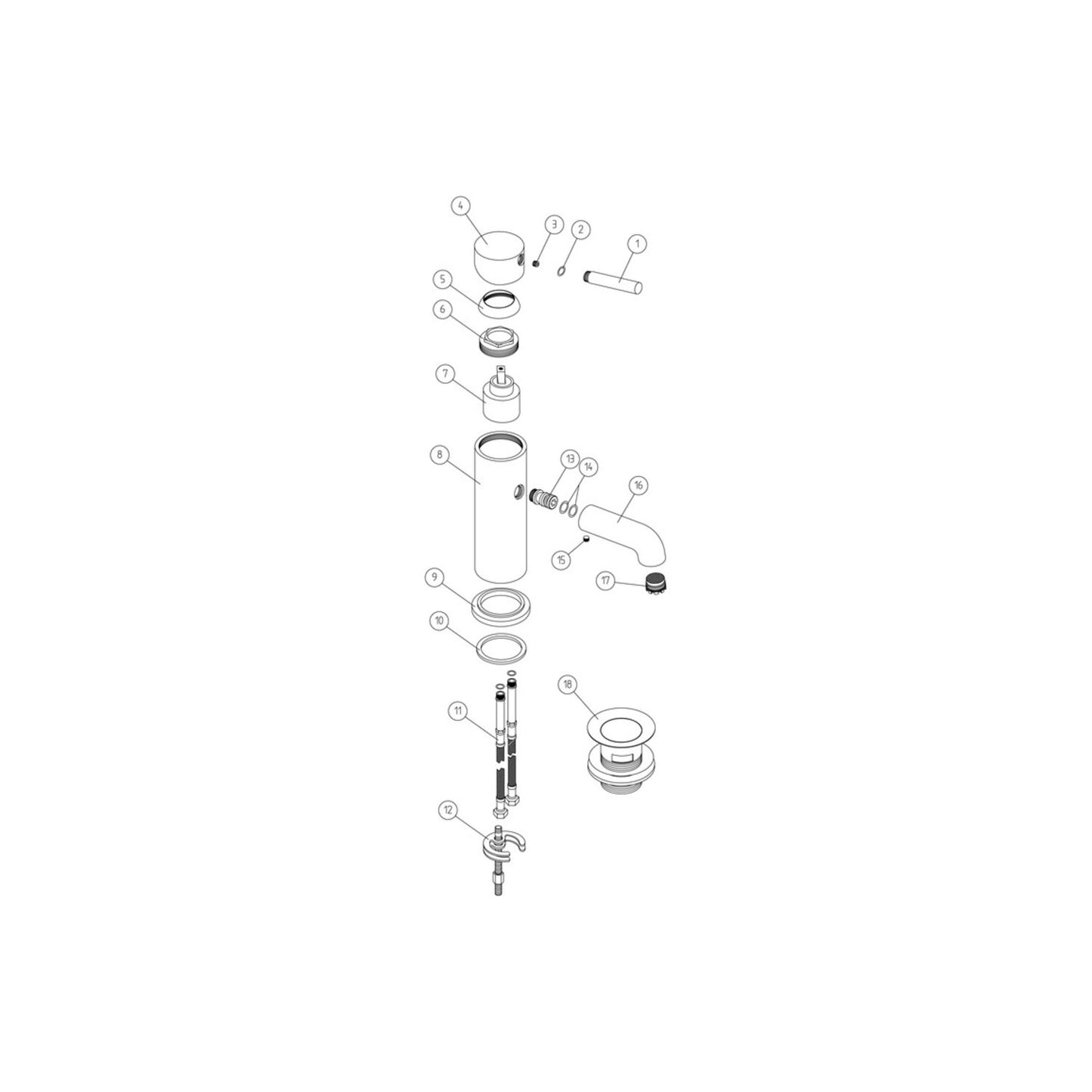 Pirell Basin Mixer & Waste