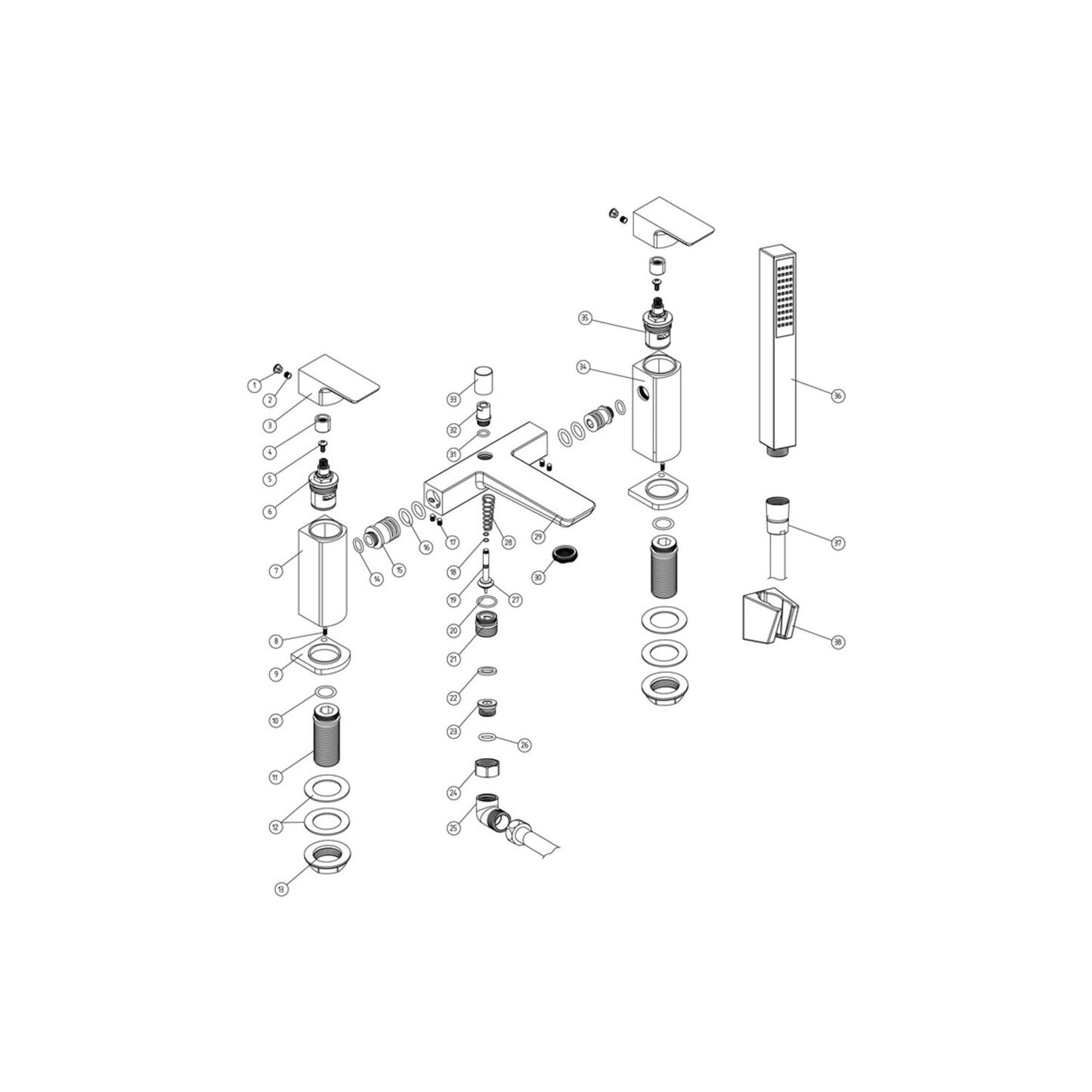 Dorell Bath/Shower Mixer