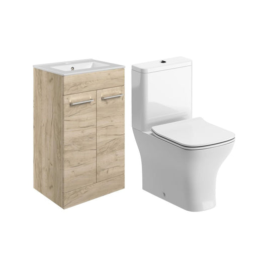 Zenari Floor Standing Unit & Close Coupled Wc Pack 510mm
