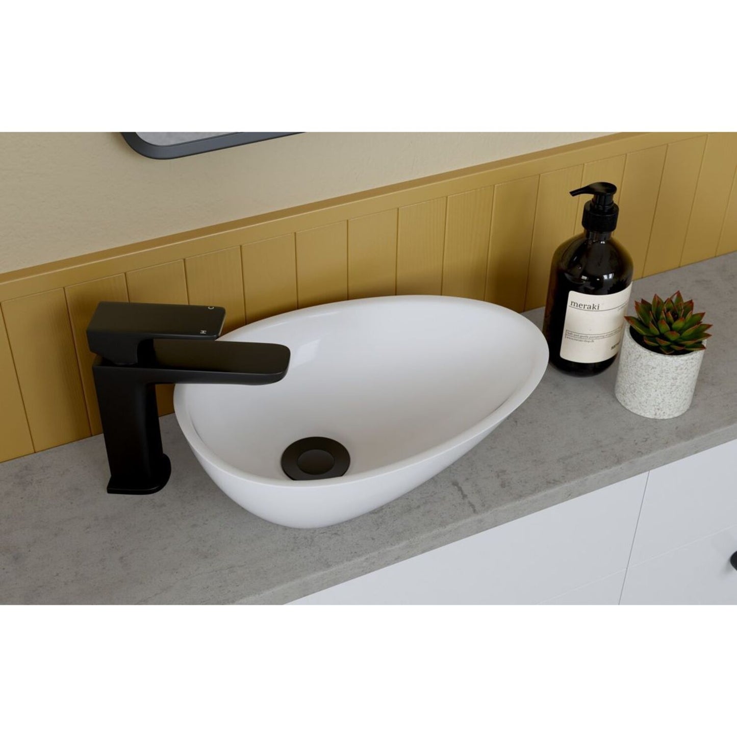 Avelin Mini Resin Washbowl 320X220mm - White