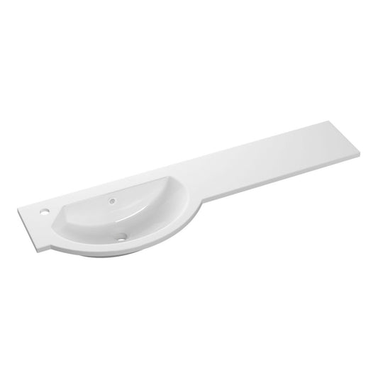 Slim Round One-Piece Basin & Overflow Ring
