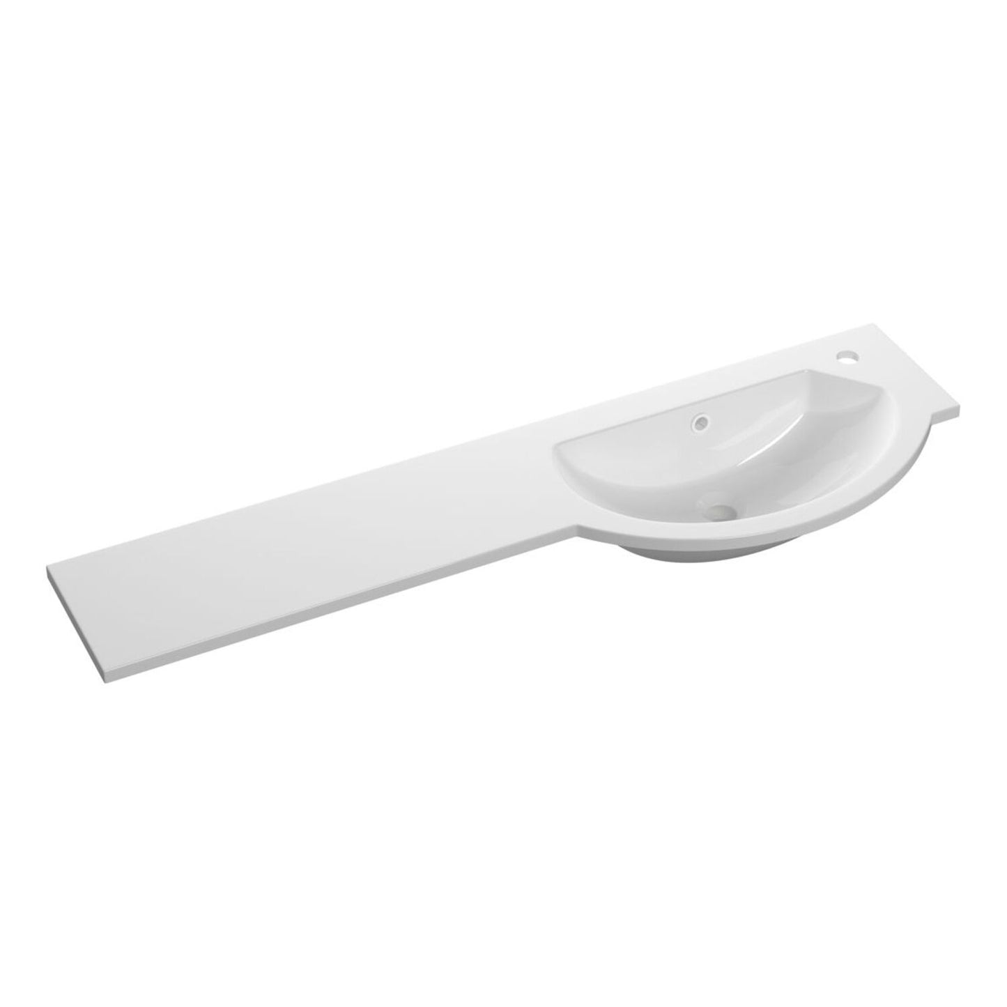 Slim Round One-Piece Basin & Overflow Ring