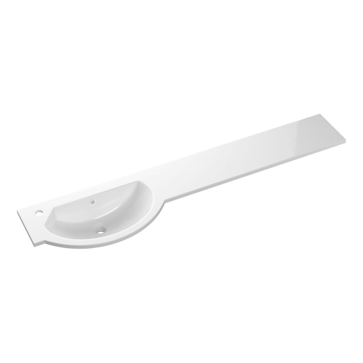 Slim Round One-Piece Basin & Overflow Ring