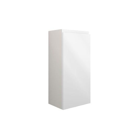 Evara 300mm Slim Base Unit - White Gloss (Grey Cab)