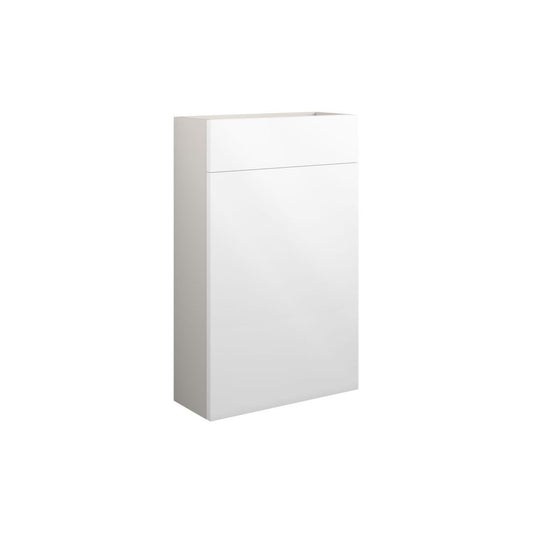 Evara 500mm Slim WC Unit - White Gloss (Grey Cab)