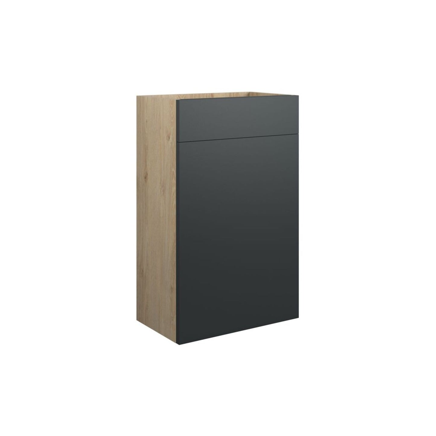 Evara 500mm Standard WC Unit - Matt Graphite Grey (Oak Cab)