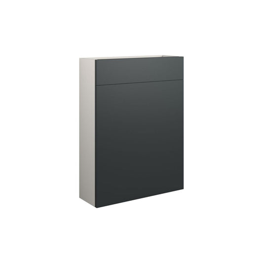 Evara 600mm Slim WC Unit - Matt Graphite Grey (Grey Cab)
