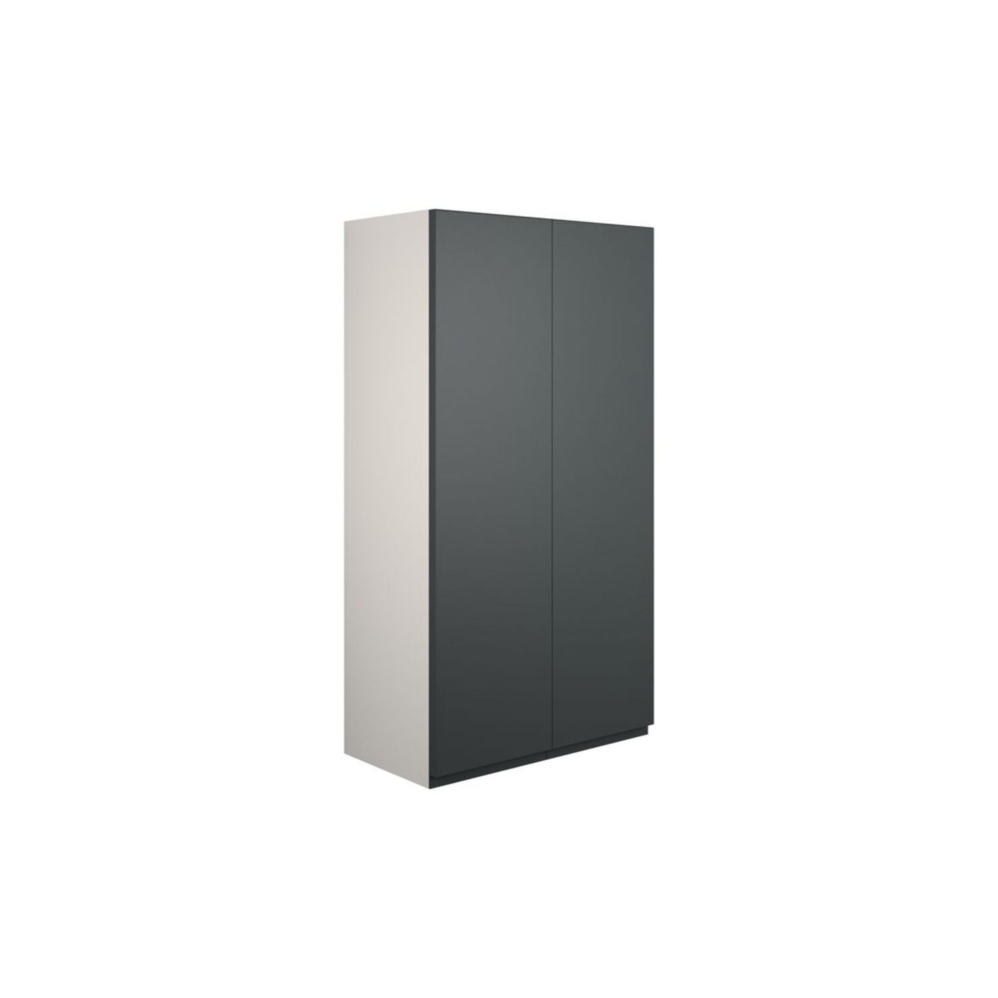 Evara 600mm Standard 2 Door Storage Unit - Matt Graphite Grey (Grey Cab)