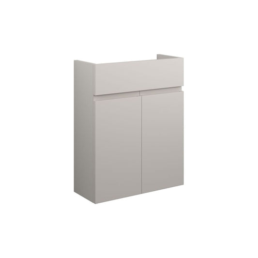 Evara 500mm Slim Basin Unit - Matt Dove Grey (Grey Cab)