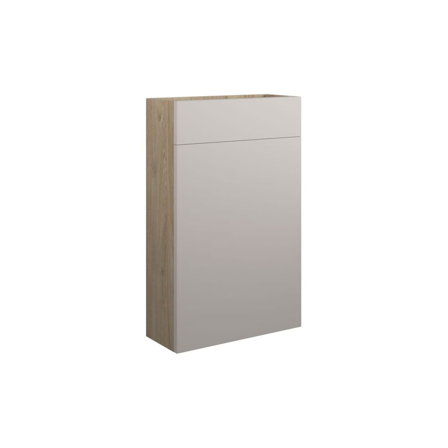 Evara 500mm Slim WC Unit - Matt Dove Grey (Oak Cab)