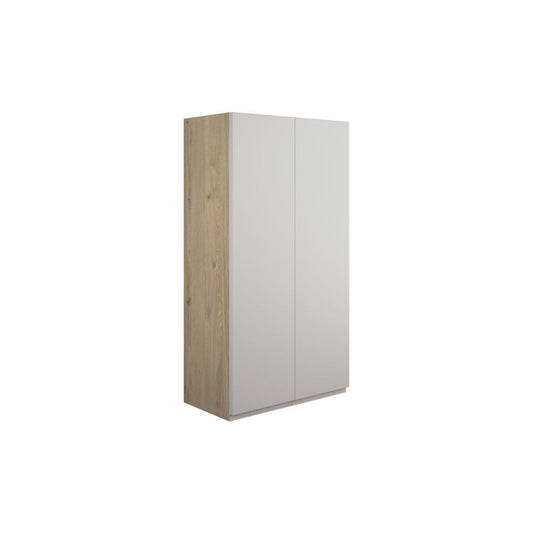 Evara 600mm Standard 2 Door Storage Unit - Matt Dove Grey (Oak Cab)